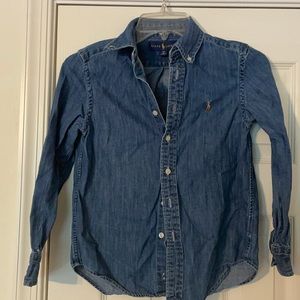 Boys Denim Button down shirt